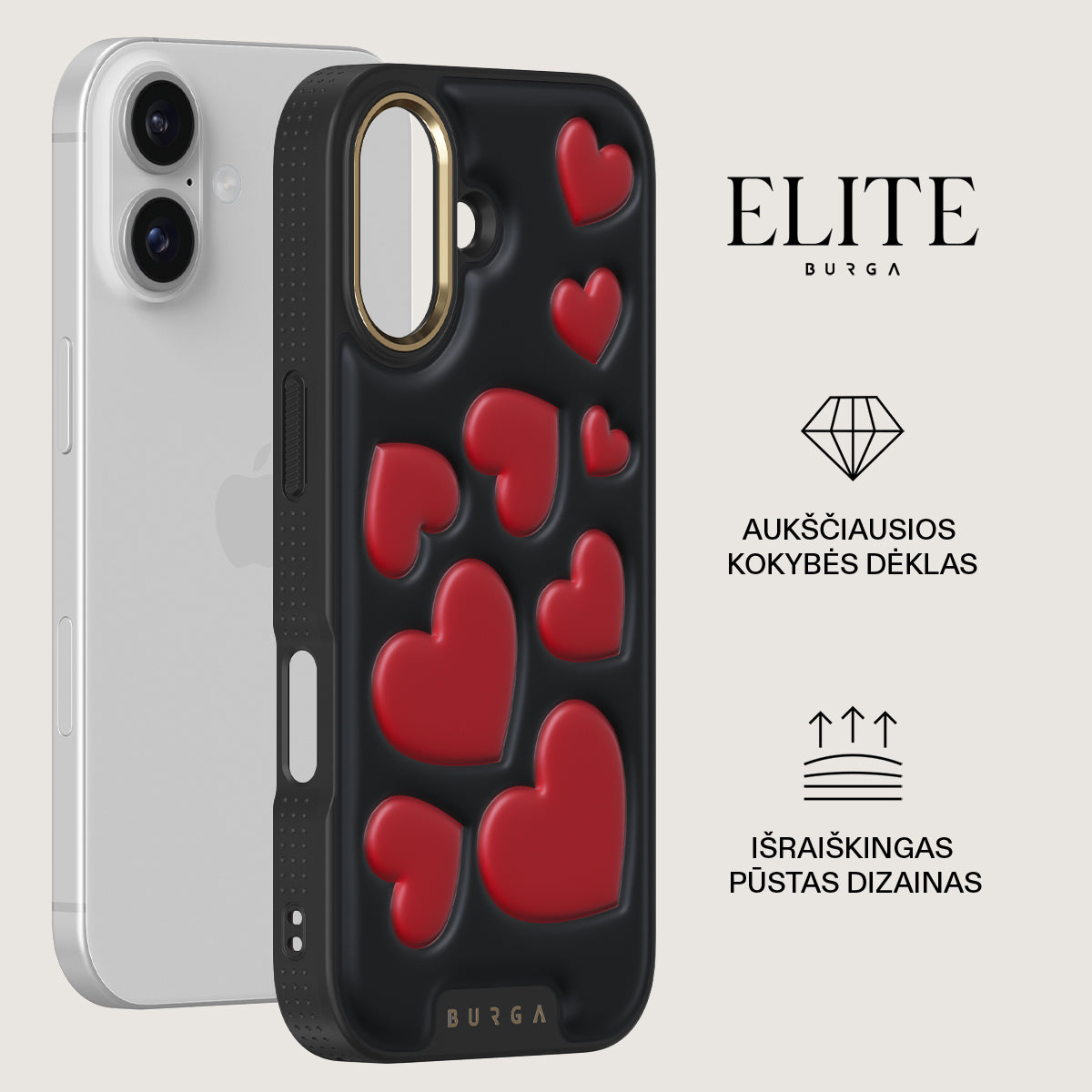 BURGAブルガiPhone17Pro Crush スマホケース Crush - iPhone 17 Dėklas | BURGA