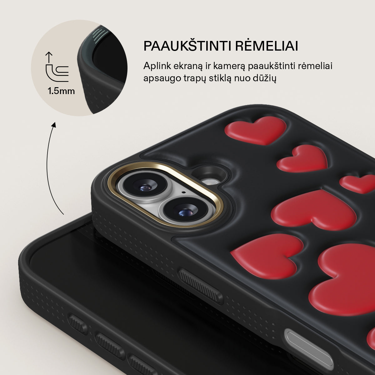Crush - iPhone 17 Dėklas | BURGA