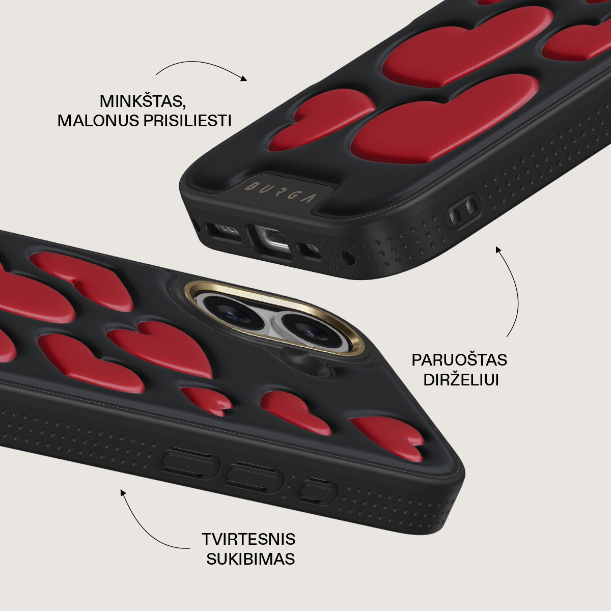 BURGAブルガiPhone17Pro Crush スマホケース Crush - iPhone 17 Dėklas | BURGA
